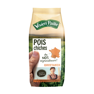 Pois chiches de nos agriculteurs VIVIEN PAILLE, 500g