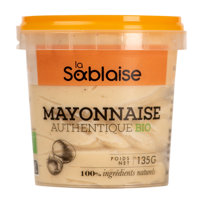 Mayonnaise authentique bio LA SABLAISE, 135g