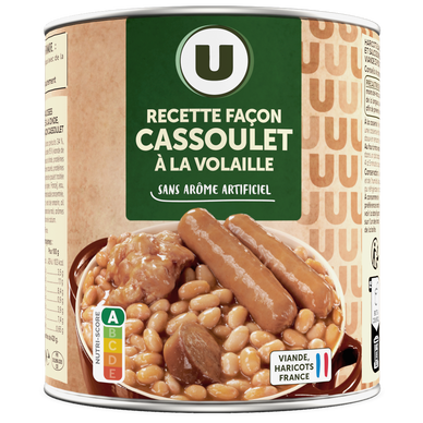 Cassoulet volaille boîte 4/4 840g