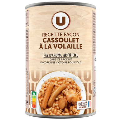 Cassoulet volaille boîte 1/2 420g