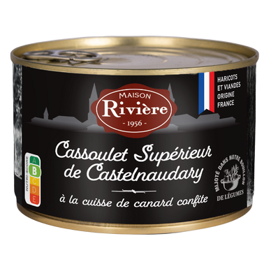 Cassoulet de Castelnaudary aux cuisses de canard confites MAISON RIVIERE 420g