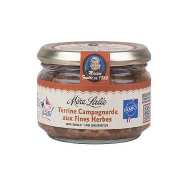 Terrine campagnarde aux fines herbes Mère Lalie bocal 180g