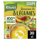 Soupe Douceur de 8 légumes KNORR & LA POTAGERE, 30CL