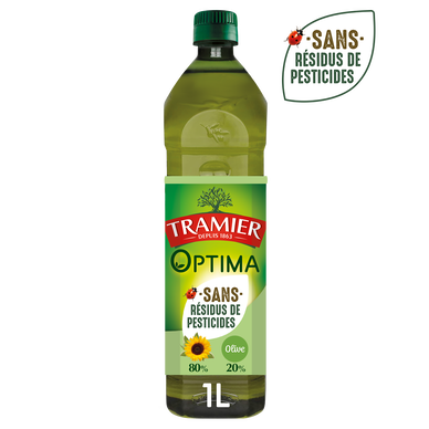 Huiles Combinées Optima Sans Résidus de Pesticides TRAMIER, 1L
