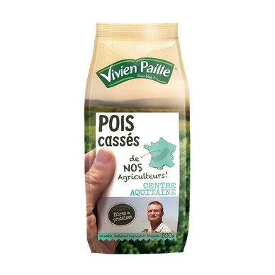 Pois cassés de nos agriculteurs VIVIEN PAILLE, 500g