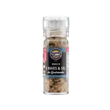Moulin 5 baies & sel Guérande SAINTE LUCIE, 65g