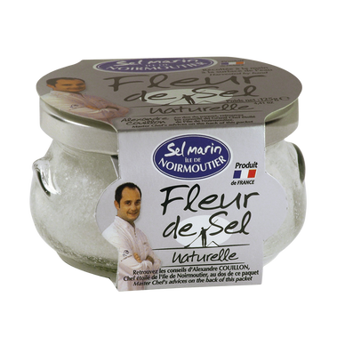Fleur de sel de Noirmoutier SEL MARIN DE L'ILE DE NOIRMOUTIER, verrine125g