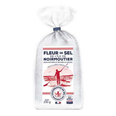 Fleur de sel nature & progres NOIRMOUTIER, sachet de 250g