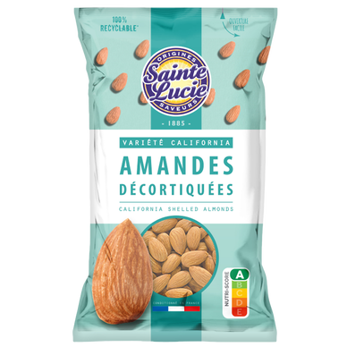 Amandes California décortiquées SAINTE LUCIE, 125g