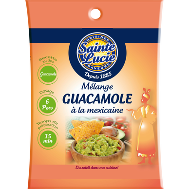 Mélange Guacamole Mexicaine SAINTE LUCIE, 30g