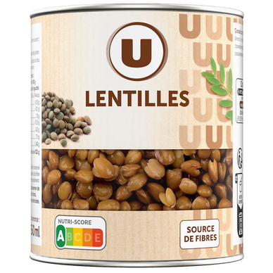 Lentilles U 530g