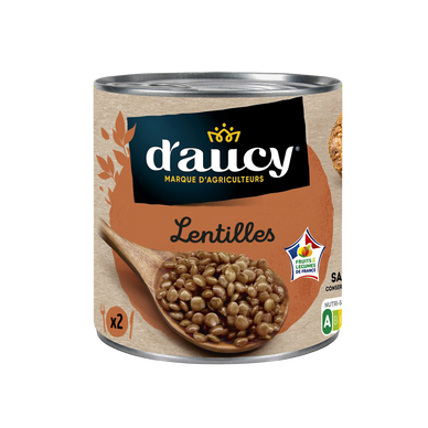 Lentilles préparées Cultivé en France D'AUCY - 220g