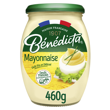 Mayonnaise nature BENEDICTA bocal 460g