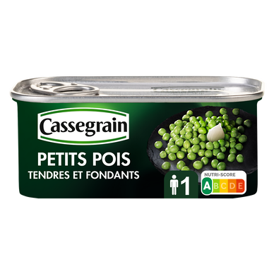 Petits pois CASSEGRAIN - Boîte 140g