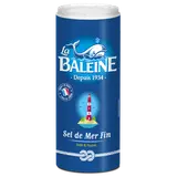 Sel de mer fin iodé et fluoré LA BALEINE, boîte verseuse de 750g