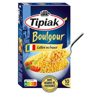Boulgour Tradition France sans résidus de pesticides TIPIAK - 450g