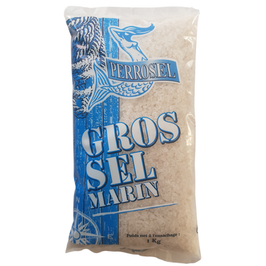 Gros sel gris marin PERROSEL, 1kg