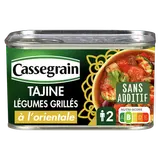 Tajine légumes grillés coriandre & raisins secs CASSEGRAIN - Boîte 375g