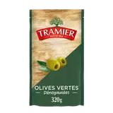 Olives Vertes Dénoyautées TRAMIER - sachet 320g