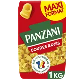 Pâtes COUDES RAYES blé Français PANZANI - 1kg