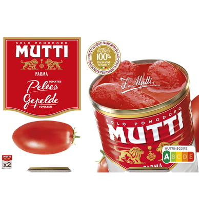 Tomates pelées zéro résidu de pesticides MUTTI 800g