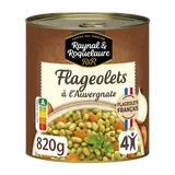 Flageolets cuisinés à l'Auvergnate RAYNAL ET ROQUELAURE - Boîte 820g