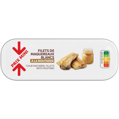 Filets de Maquereaux Sauce Moutarde PPX 1/4 169g