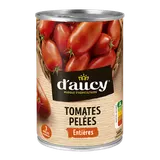 Tomates pelées chair ferme  D'AUCY - Boîte de 235g net égoutté