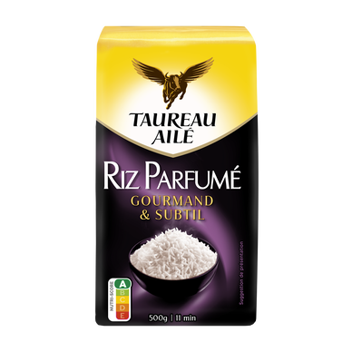 Riz parfumé le délicat 11 minutes TAUREAU AILE, paquet 500g