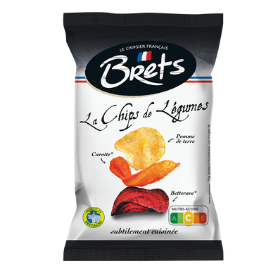 Chips de légumes BRET'S, paquet de 100g