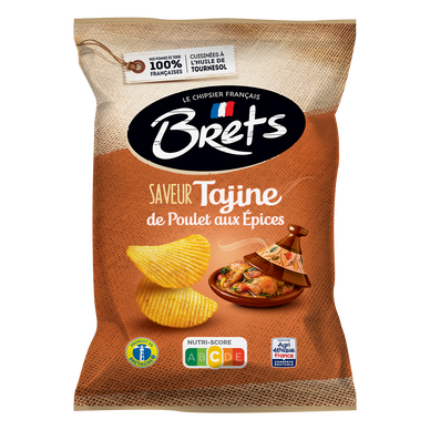 Chips saveur tajine poulet BRETS 125g