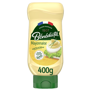 Mayonnaise nature BENEDICTA, Flacon 400g