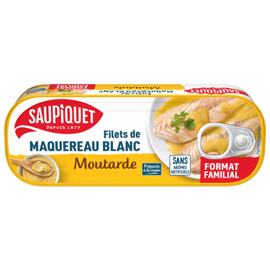 Filets de Maquereau Blanc à la Moutarde SAUPIQUET, 226g