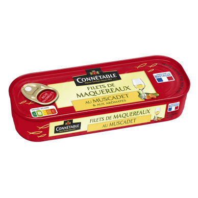 Filets de maquereaux marinés au Muscadet et aux aromates CONNETABLE151g