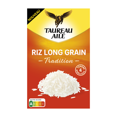 Riz blanc long grain TAUREAU AILE 900g