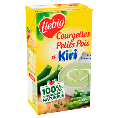 Soupe de courgettes petits pois et kiri LIEBIG 1l