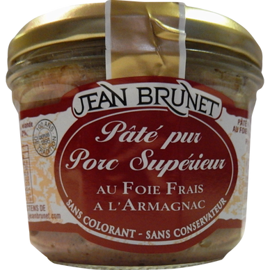 Terrine de campagne supérieur à l'armagnac JEAN BRUNET 180g