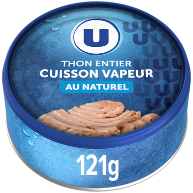 Thon Entier Listao Au Naturel Vapeur P&L 121g