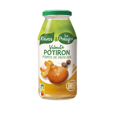 Velouté de potiron pointe de muscade KNORR&LA POTAGERE 45cl