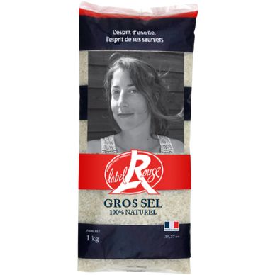 Gros sel label rouge SEL MARIN L'ILE DE NOIRMOUTIER sachet 1kg