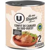 Confit de canard 2 cuisses igp boîte 4/4
