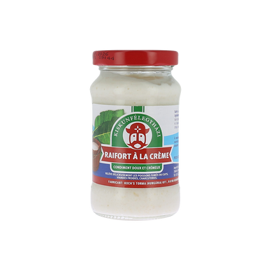 Condiment doux et crémeux Raifort à la crème TORMA, 190g