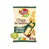 Chips de lentilles saveur fromage du Jura VICO, sachet 85g