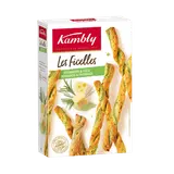 Biscuits apéritifs Ficelles au romarin et au fromage KAMBLY, paquet de100g