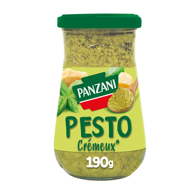 Sauce Pesto vert crémeux au Basilic d'Italie PANZANI - 190g