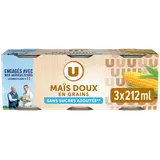 Maïs doux en grains sans sucre ajouté - 3 boîtes de 140g