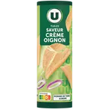 Tuiles goût crème et oignon  boîte  de 170g