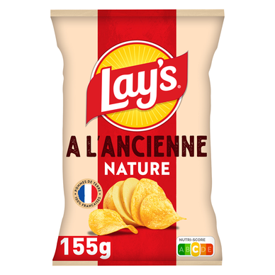 Chips à l'Ancienne Saveur Nature - LAY'S - 155g