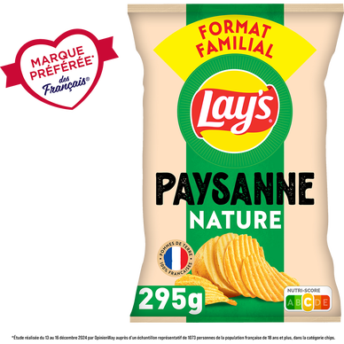 Chips Paysannes Saveur Nature - LAY'S - 295g