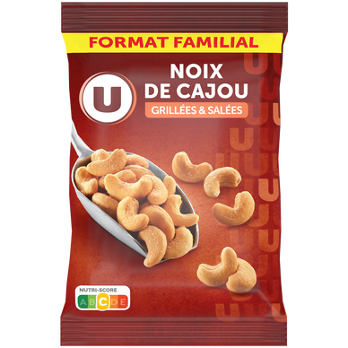 Noix de cajou grillées et salées  étui de 400g